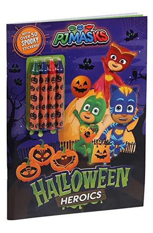 Image of PJ Masks: Halloween Heroics (Color & Activity with Crayons)