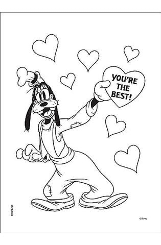 Image of Disney Minnie: Share the Love: Colortivity with Stickers