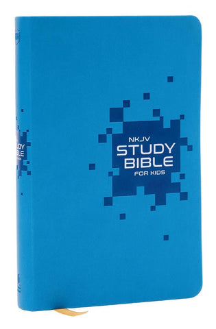 Image of NKJV Study Bible for Kids, Blue Leathersoft: The Premier Study Bible for Kids