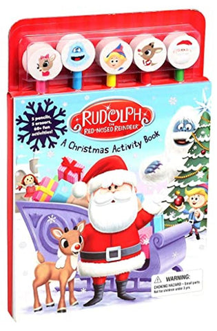 Image of Rudolph the Red-Nosed Reindeer Pencil Toppers