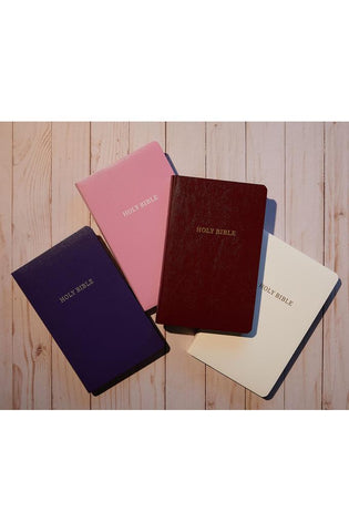 Image of KJV Holy Bible: Gift and Award, Burgundy Leather-Look, Red Letter, Comfort Print: King James Version