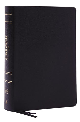 Image of KJV, The Woman's Study Bible, Black Genuine Leather, Red Letter, Full-Color Edition, Comfort Print (Thumb Indexed): Receiving God's Truth for Balance, Hope, and Transformation