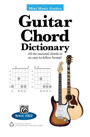 Image of Mini Music Guides -- Guitar Chord Dictionary: All the Essential Chords in an Easy-to-Follow Format!