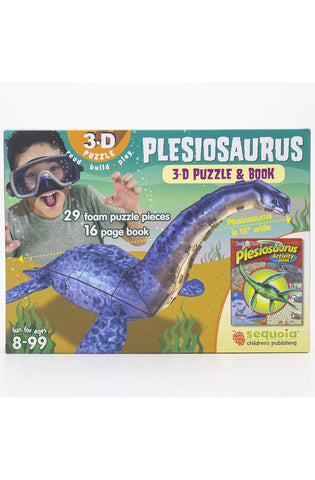 Image of Plesiosaurus 3-D Puzzle & Activity Book