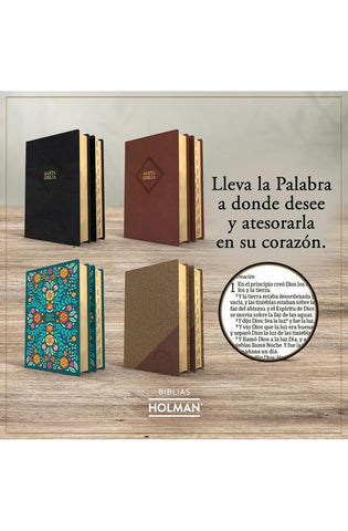 Image of Biblia RVR 1960 Letra Grande Tamaño Manual Símil Piel Negra