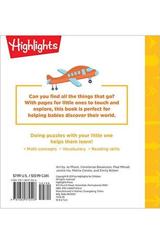 Image of Find It Things That Go: Baby's First Puzzle Book (Highlights Find It Board Books)