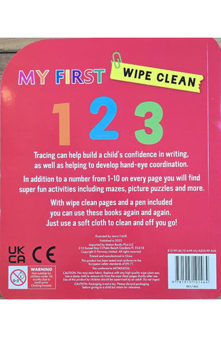 Image of 1,2,3 - My First Wipe Clean Book