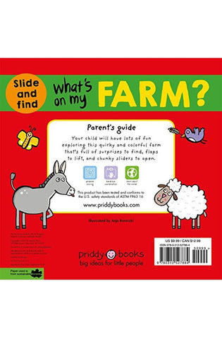 Image of What's on My Farm?: A slide-and-find book with flaps (What's In My?)