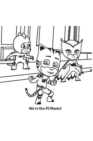 Image of PJ Masks: Carry-Along Coloring Set