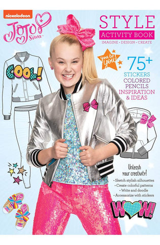 Image of Jojo Siwa: Style Activity Book-75+ Stickers, Colored Pencils; Inspiration and Ideas