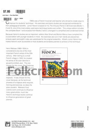 Image of Junior Hanon (Alfred Masterwork Edition)