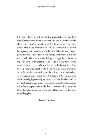 Image of The Unbearable Beauty: Poems and Practices for Being Alive