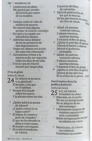 Image of Biblia RVR 1960 Letra Grande Tamaño Manual Símil Piel Negra