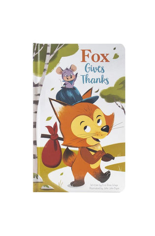 Image of Fox Gives Thanks - a Thanksgiving Board Book - PI Kids