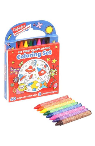 Image of Highlights: My First Hidden Pictures Carry-Along Coloring Set