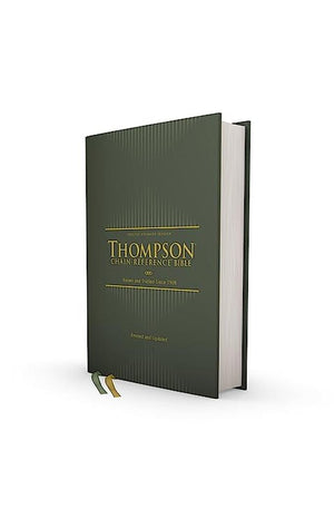 ESV, Thompson Chain-Reference Bible, Hardcover, Green, Red Letter
