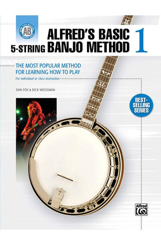 Image of Alfred's Basic 5-String Banjo Method: The Most Popular Method for Learning How to Play (Alfred's Basic Banjo Library)