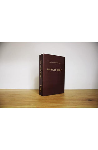 Image of NIV, Holy Bible, Compact, Paperback, Burgundy, Comfort Print