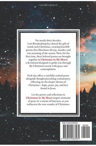 Image of Christmas in My Heart: A Devotional for December Inspired by Original Poetry