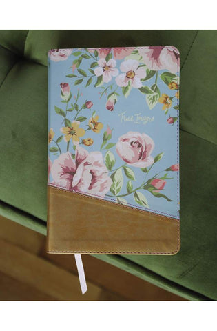Image of NIV, True Images Bible, Leathersoft, Teal/Gold: The Bible for Teen Girls