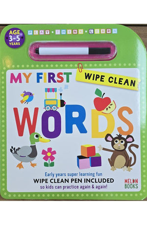 Words - My First Wipe Clean Book