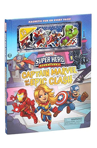 Image of Marvel Super Hero Adventures: Captain Marvel and the Epic Clash (Magnetic Hardcover)