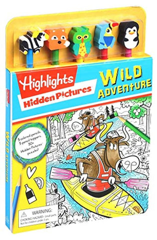 Image of Highlights: Hidden Pictures: Wild Adventure (Pencil Toppers)