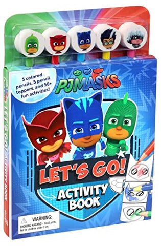 Image of PJ Masks Let's Go Activity Book (Pencil Toppers)