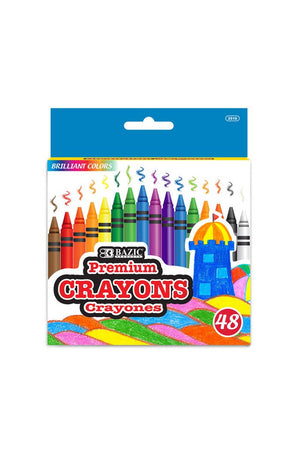 BAZIC 48 ct. Premium Crayons
