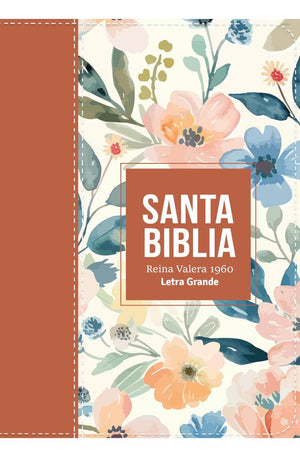 Biblia RVR 1960 Compacta Letra Grande 11 puntos Símil Piel Marrón