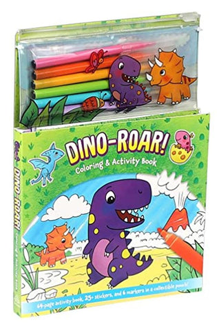 Image of Dino-Roar! Coloring & Activity Book (Marker Pouch)