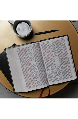 Image of KJV Holy Bible: Giant Print with 53,000 Cross References, Black Bonded Leather, Red Letter, Comfort Print: King James Version