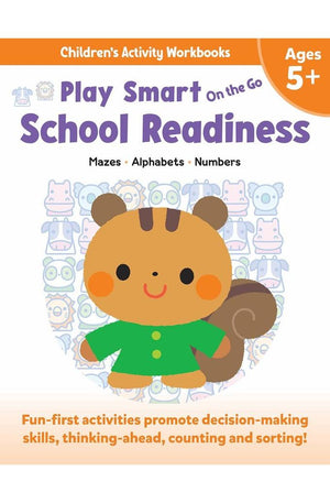 Play Smart On the Go Skill Builders 5+: Mazes, Alphabet, Numbers (Play Smart On the Go Activity Workbooks)