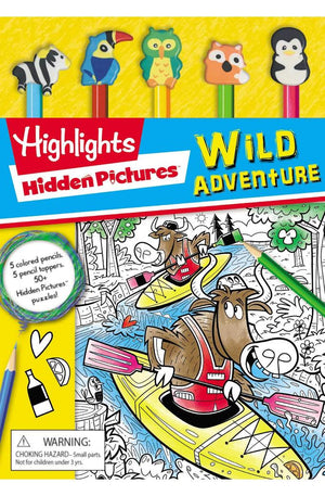 Highlights: Hidden Pictures: Wild Adventure (Pencil Toppers)