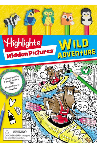 Image of Highlights: Hidden Pictures: Wild Adventure (Pencil Toppers)