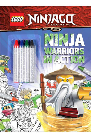 Image of LEGO NINJAGO: Ninja Warriors in Action (Color & Activity with Crayons)