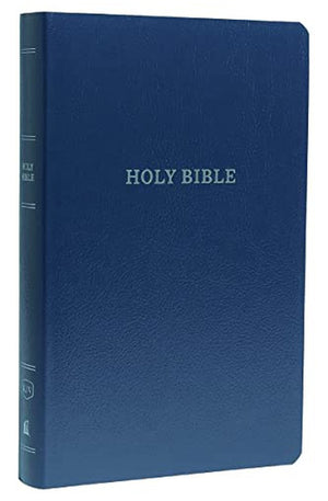 KJV Holy Bible: Gift and Award Blue Leather-Look Red Letter Comfort Print: King James Version