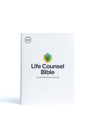 CSB Life Counsel Bible Hardcover Black Letter Articles Word Studies Quotes Cross-References Easy-to-Read Bible Serif Type