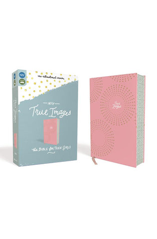 Image of NIV, True Images Bible, Leathersoft, Pink, Printed Page Edges: The Bible for Teen Girls