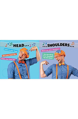 Image of Blippi: Head, Shoulders, Knees, and Toes (1-Button Sound Book)