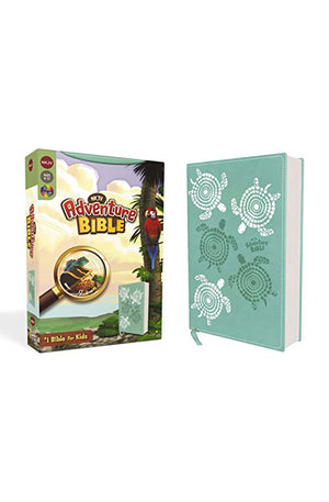 NKJV Adventure Bible Leathersoft Teal Full Color