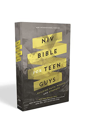 NIV Bible for Teen Guys Hardcover: Building Faith Wisdom and Strength