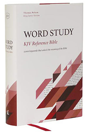 KJV Word Study Reference Bible Hardcover Red Letter Comfort Print: 2000 Keywords that Unlock the Meaning of the Bible