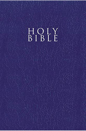 NIV Gift and Award Bible Leather-Look Blue Red Letter Comfort Print