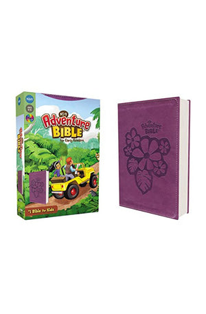 NIrV Adventure Bible for Early Readers Leathersoft Purple Full Color