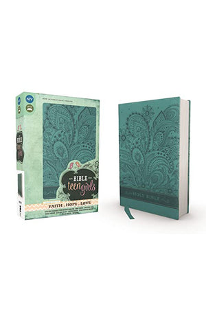 NIV Bible for Teen Girls Leathersoft Blue: Growing in Faith Hope and Love