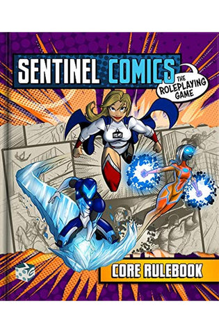 Image of Greater Than Games | Sentinel Comics: Core Rulebook | Tabletop Role Playing Game | Superhero Storytelling | Become The Hero, Fight The Villain