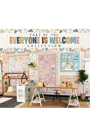Image of Teacher Created Resources Everyone is Welcome Hearts Computer Paper, 50 Sheets