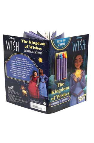 Image of Disney Wish: The Kingdom of Wishes Color & Craft (Color & Activity with Crayons)