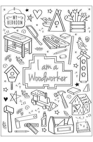 Image of I Am Creative: A Coloring Book for Girls to Explore Their Creativity & Imagination Kids Ages 4-8 Fun with 24 Coloring Activity Pages